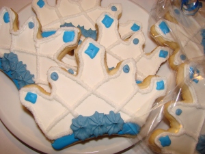 The princess crown cookie to celebrate the ballet recital